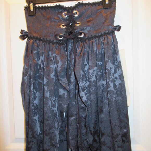 Vintage Jeannie Nitro With Tag Brocade Skirt, Pointy Witchy Goth Vampire Small - Picture 11 of 16